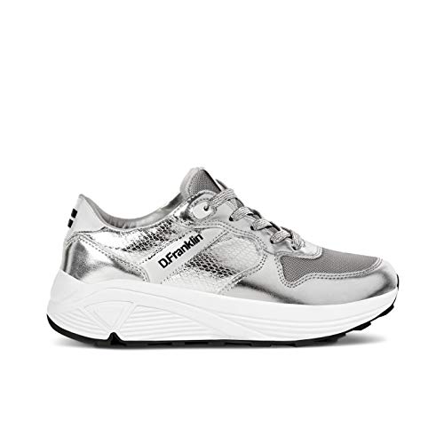 D. Franklin Five Stars, Zapatillas Mujer, Plata, 38 EU