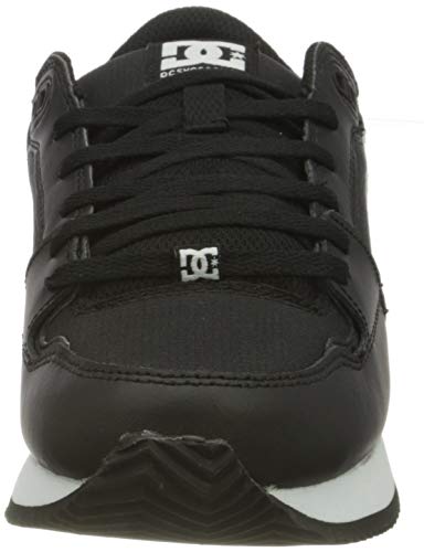 DC Shoes Alias, Zapatillas para Mujer, Black/White, 36 EU