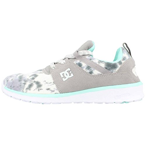 DC Shoes Heathrow SE J Shoe, Zapatillas Bajas Mujer, Gris, 38 EU