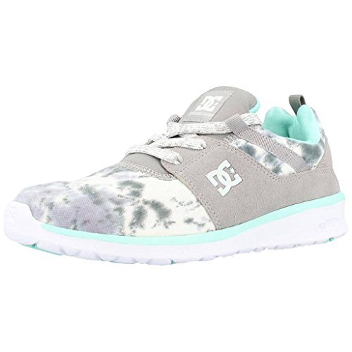 DC Shoes Heathrow SE J Shoe, Zapatillas Bajas Mujer, Gris, 38 EU