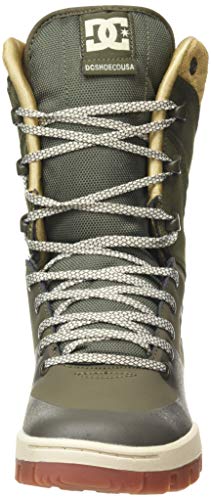 DC Shoes Nadene - Botas de Cuero de Pierna Alta con Cordones - Mujer - EU 39