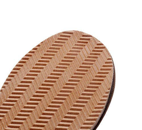 DEFO Australia - Zapatillas de Andar por casa Estilo Clasico para Mujer, Color castaña (Chestnut), Piel Genuina Australiana. (38 EU, Castaña (Chestnut))