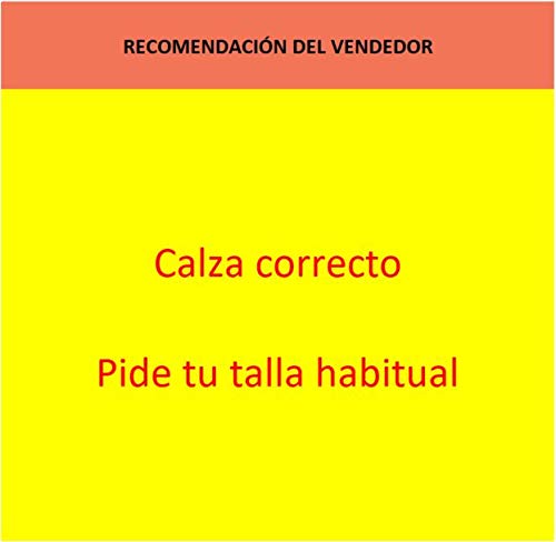 DEMAX P802 Zapatilla Deportiva Hombre Importación Velcro Piel Ancho Piso Llano Grueso Ligero Negro Talla 42