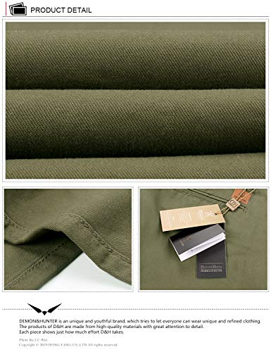 Demon&Hunter 900X Straight-Fit Series Hombre Chinos Pantalones Recto DH9006(36)