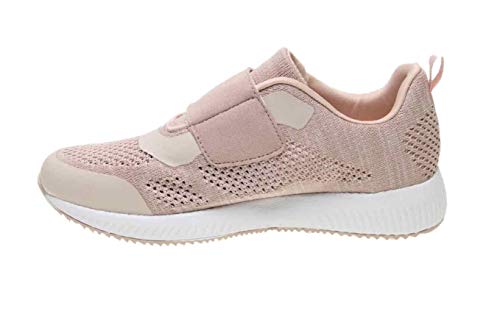 Deportivo con Velcro y Plantilla Extraible (Nude, Numeric_38)