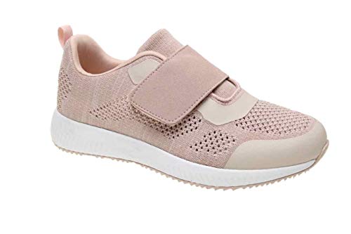 Deportivo con Velcro y Plantilla Extraible (Nude, Numeric_38)