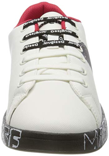 Desigual Cosmic Mickey Mouse Sn, Zapatillas Mujer, Blanco (Blanco 1000), 40 EU
