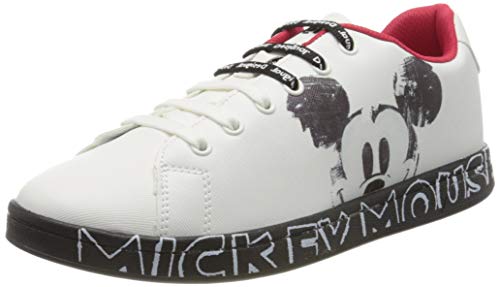Desigual Cosmic Mickey Mouse Sn, Zapatillas Mujer, Blanco (Blanco 1000), 40 EU