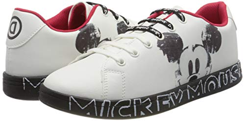 Desigual Cosmic Mickey Mouse Sn, Zapatillas Mujer, Blanco (Blanco 1000), 41 EU