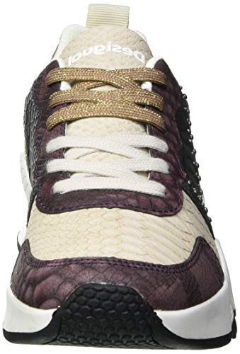 Desigual Low, Sneakers Woman. Mujer, Color marrón, 41 EU
