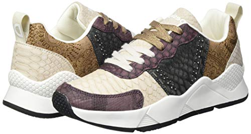 Desigual Low, Sneakers Woman. Mujer, Color marrón, 41 EU