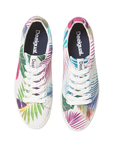 Desigual Shoes (Canvas), Zapatillas para Mujer, Naranja (Coral 7058), 41 EU