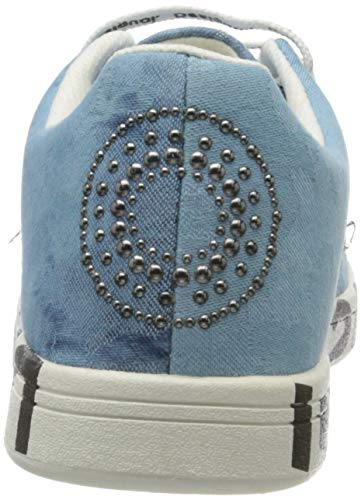 Desigual Shoes Cosmic Exotic, Zapatillas Mujer, Azul Denim Dark Blue 5008, 40 EU