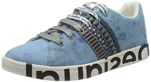 Desigual Shoes Cosmic Exotic, Zapatillas Mujer, Azul Denim Dark Blue 5008, 40 EU