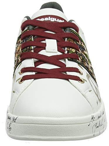 Desigual Shoes Cosmic Exotic, Zapatillas Mujer, Blanco (White 1000), 39 EU