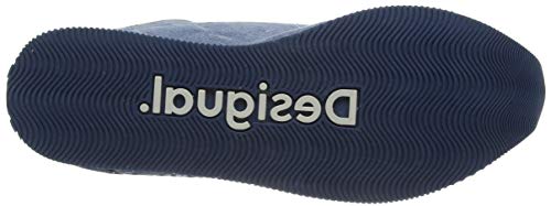 Desigual Shoes Pegaso Mandala, Zapatillas Mujer, Azul Denim Dark Blue 5008, 38 EU