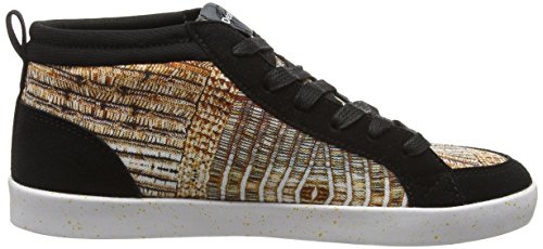 Desigual Shoes_Classic Mid G, Zapatillas Deportivas para Interior para Mujer, Dorado (DORADO8010), 36 EU