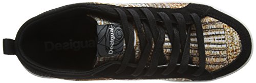 Desigual Shoes_Classic Mid G, Zapatillas Deportivas para Interior para Mujer, Dorado (DORADO8010), 36 EU