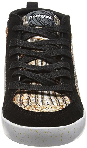 Desigual Shoes_Classic Mid G, Zapatillas Deportivas para Interior para Mujer, Dorado (DORADO8010), 36 EU