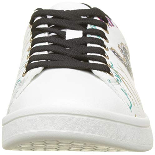 Desigual Shoes_Cosmic Bolimania, Zapatillas para Mujer, Blanco (Blanco 1000), 37 EU