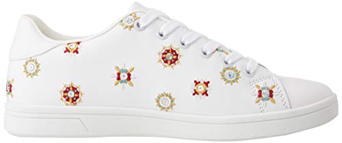 Desigual Shoes_Cosmic_Juliette, Sneakers Woman. Mujer, Blanco, 36 EU