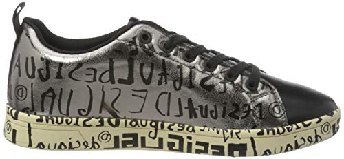 Desigual Shoes_Cosmic_letteri, Zapatillas para Mujer, Azul, 40 EU