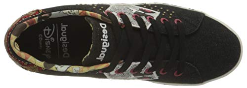 Desigual Shoes_Cosmic_Mickey Deni, Sneakers Mujer, Black, 41 EU