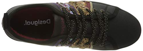 Desigual Shoes_Cosmic_Ribbons, Zapatillas para Mujer, Negro, 37 EU