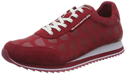 Desigual Shoes_Pegaso_logoman, Zapatillas Mujer, Rojo, 37 EU