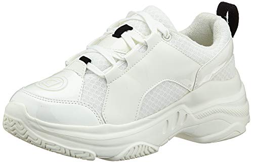 Desigual Sneaker Chunky White, Zapatillas de Deporte Mujer, Blanco 1000, 37 EU