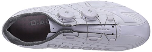 Diadora Vortex-Pro - Zapatillas de Ciclismo de Material sintético para Mujer, Color Blanco, Talla 40