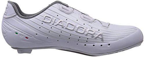Diadora Vortex-Pro - Zapatillas de Ciclismo de Material sintético para Mujer, Color Blanco, Talla 40