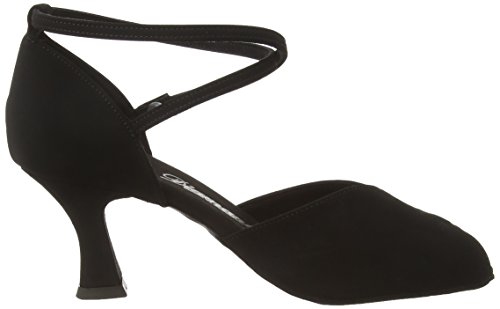 Diamant Diamant Damen Latein Tanzschuhe 027-060-040 - Zapatos de Baile - Standard & Latino para Mujer, Color Negro (Schwarz), Talla 33 1/3