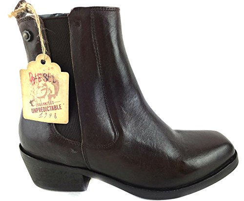 Diesel Botines para Mujer SQUAR D-Chelsy - botín (EUR 36, Negro)