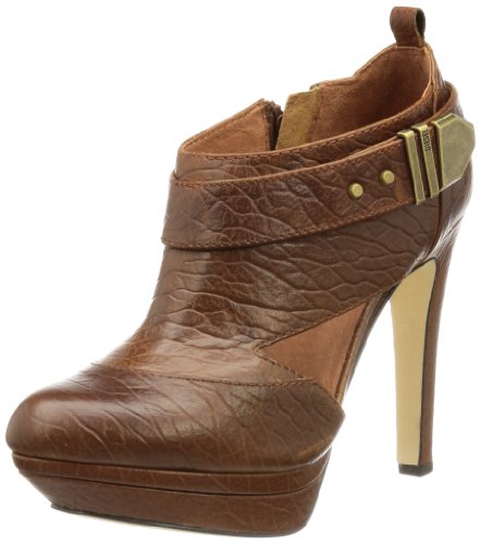 Diesel Delilah - Punta Abierta de Cuero Mujer, Color marrón, Talla 40