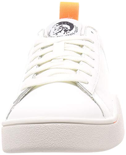 Diesel S-Clever Low Lace W, Zapatillas Mujer, Multicolor (White/Fluor Pink H7787/P0299), 39 EU