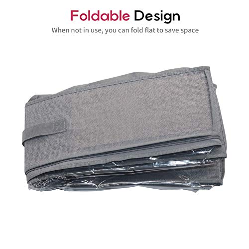 DIKER Organizador de Zapatos Debajo de la Cama, Zapatero Funda Organizador, Caja Plegable de Almacenaje con Tapa, Titular de la Zapata Bolsas