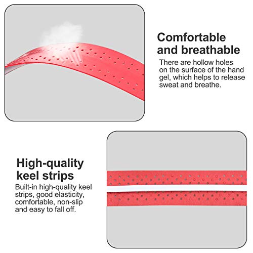 Disino 5 Piezas Grip Raqueta Tenis, Overgrip Tenis Antideslizante para Bádminton, Mangos de Raquetas Autoadhesivo para Squash