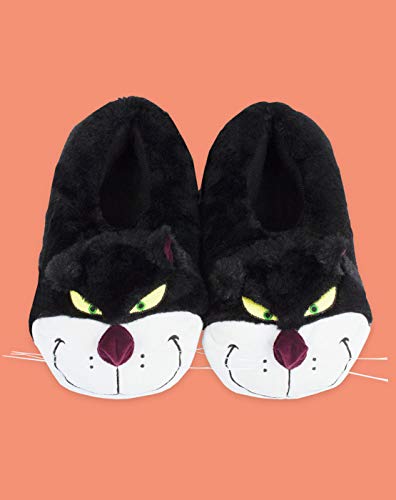 Disney Cinderella Lucifer The Cat Plush Novedad para Mujer en 3D Zapatillas (7-8 UK)