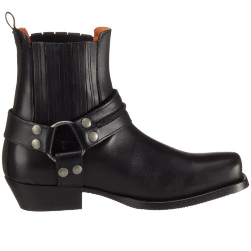 Dockers 170102-002001, Botas Estilo Motero Hombre, Negro, 43 EU