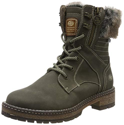 Dockers by Gerli 43ca305, Botas Militar Mujer, Verde (Bottle 830), 41 EU