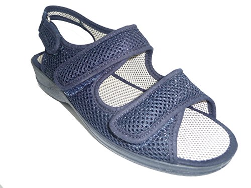 DOCTOR CUTILLAS 21739 Sandalia VELCROS Confort Mujer Azul 41
