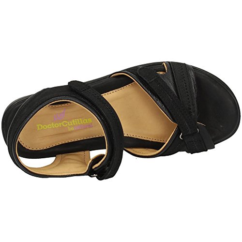 DOCTOR CUTILLAS 33801 Sandalia DR CUTILLAS Mujer Sandalias Negro 37