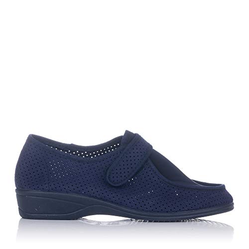 DOCTOR CUTILLAS 736 Zapatilla Ancho Especial Mujer Marino 36