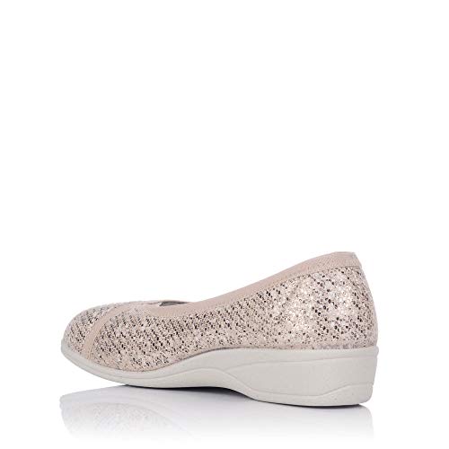 DOCTOR CUTILLAS 741 Salon Estampado Lycra Mujer BEIG 36