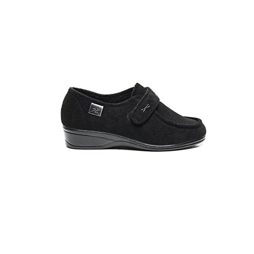 Doctor Cutillas 771 - Zapato Velcro Licra Negro mujer, color negro, talla 37