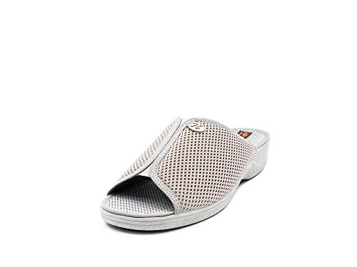 DOCTOR CUTILLAS, Mod. 21732, Zapatilla casa, Tejido Adaptable, Color Beige (Beige, Numeric_36)
