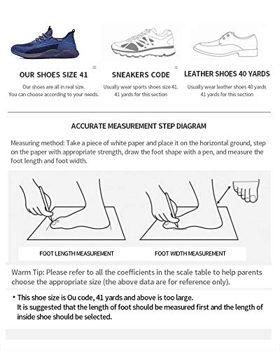 DoGeek Zapato Seguridad con Punta de Acero, Zapatos Trabajo Antideslizante para Trabajo y Senderismo
