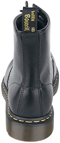 Dr. Martens 1460 - Botas Militares de Mujer, Negro (Black Smooth), 38 EU