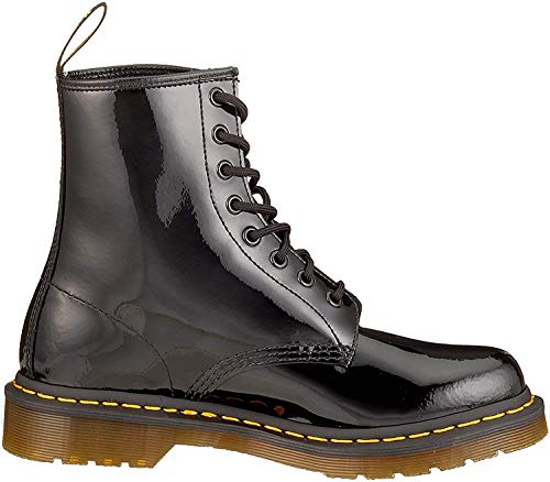 Dr. Martens 1460 Patent, Botines de cuero Mujer, Negro (Black), 41